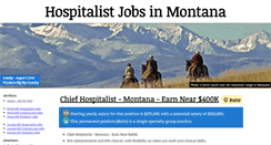 Desktop Screenshot of montanahospitalistjobs.com
